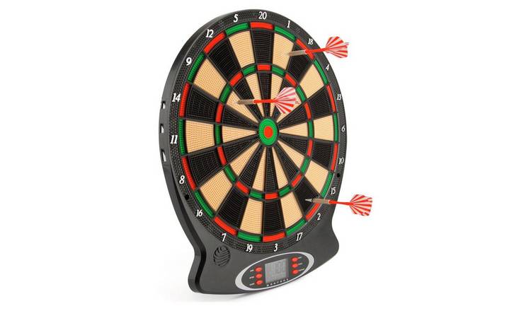 Jeu Fléchettes Électronique Target Safe - Cible Avec Score LCD, 6 Fléchettes