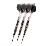 3 fléchettes entières professionnels noires et blanches