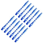 12 tiges fléchettes coloré - 41mm Blue 12pcs