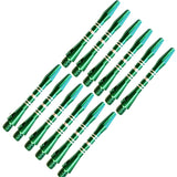 12 tiges fléchettes coloré - 41mm green 12pcs