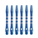 6 tiges fléchettes moderne - 41mm Bleu