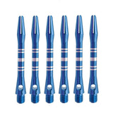 6 tiges fléchettes moderne - 41mm Bleu
