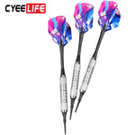 CyeeLife Darts soft tip 16g/18g nylon Shaft 3PCS Flights 
