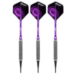 3 Fléchettes entières violettes musique - 3PCS
