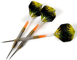 3 fléchettes entières pro jaune et noire