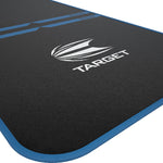 Tapis pour fléchettes bleu et noir