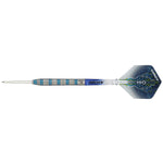 3 fléchettes entières professionnels unicorn bleu