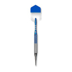 3 fléchettes entières professionnels blanches et bleus